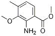 2-Amino-3-methoxy-4-methyl-benzoic acid methyl esterStructure,5544-24-1Structure 2-Amino-3-methoxy-4-methyl-benzoic acid methyl ester Structure,5544-24-1Structure