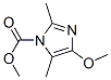 1H-imidazole-1-carboxylic acid, 4-methoxy-2,5-dimethyl-, methyl esterStructure,556079-85-7Structure 1H-imidazole-1-carboxylic acid, 4-methoxy-2,5-dimethyl-, methyl ester Structure,556079-85-7Structure