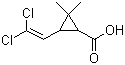 3-(2,2-Dichloroethenyl)-2,2-dimethylcyclopropanecarboxylic acidStructure,55701-03-6Structure 3-(2,2-Dichloroethenyl)-2,2-dimethylcyclopropanecarboxylic acid Structure,55701-03-6Structure