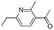 Ethanone, 1-(6-ethyl-2-methyl-3-pyridinyl)-(9ci)Structure,56059-77-9Structure Ethanone, 1-(6-ethyl-2-methyl-3-pyridinyl)-(9ci) Structure,56059-77-9Structure