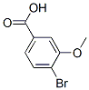4-Bromo-3-methoxybenzoic acid Structure,56256-14-5Structure