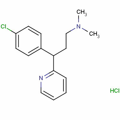 Gamma-(4-chlorophenyl)-n,n-dimethyl-2-propylaminopyridine hydrochlorideStructure,56343-98-7Structure Gamma-(4-chlorophenyl)-n,n-dimethyl-2-propylaminopyridine hydrochloride Structure,56343-98-7Structure