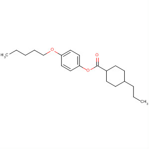 (1α,4β)-4-propylcyclohexanecarboxylic acid 4-(pentyloxy)phenyl esterStructure,56359-71-8Structure (1α,4β)-4-propylcyclohexanecarboxylic acid 4-(pentyloxy)phenyl ester Structure,56359-71-8Structure