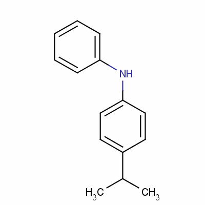 N-苯基-4-異丙基苯胺結(jié)構(gòu)式_5650-10-2結(jié)構(gòu)式