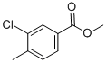 Methyl 3-chloro-4-methylbenzoate Structure,56525-63-4Structure