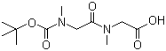 2-(2-((Tertbutoxycarbonyl)(methyl)amino)-n-methylacetamido)acetic acidStructure,56612-14-7Structure 2-(2-((Tertbutoxycarbonyl)(methyl)amino)-n-methylacetamido)acetic acid Structure,56612-14-7Structure