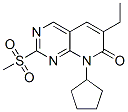 8-環(huán)戊基-6-乙基-2-(甲基磺?；?-吡啶并[2,3-d]嘧啶-7(8H)-酮結(jié)構(gòu)式_571189-26-9結(jié)構(gòu)式