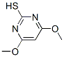 4,6-Dimethoxy-2-mercaptopyrimidine Structure,57235-35-5Structure