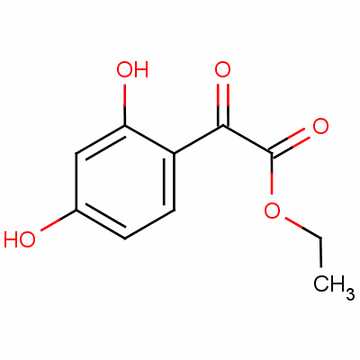 Ethyl 2,4-dihydroxyphenylglyoxylateStructure,57764-54-2Structure Ethyl 2,4-dihydroxyphenylglyoxylate Structure,57764-54-2Structure