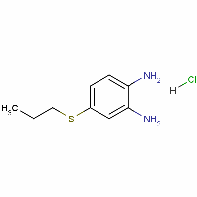 4-(Propylthio)benzene-1,2-diamine hydrochlorideStructure,57780-76-4Structure 4-(Propylthio)benzene-1,2-diamine hydrochloride Structure,57780-76-4Structure
