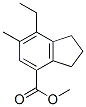 1H-indene-4-carboxylicacid,7-ethyl-2,3-dihydro-6-methyl-,methylester(9ci)Structure,578721-07-0Structure 1H-indene-4-carboxylicacid,7-ethyl-2,3-dihydro-6-methyl-,methylester(9ci) Structure,578721-07-0Structure