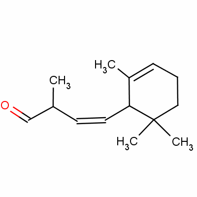 2-Methyl-4-(2,6,6-trimethyl-2-cyclohexen-1-yl)-3-butenalStructure,58102-02-6Structure 2-Methyl-4-(2,6,6-trimethyl-2-cyclohexen-1-yl)-3-butenal Structure,58102-02-6Structure