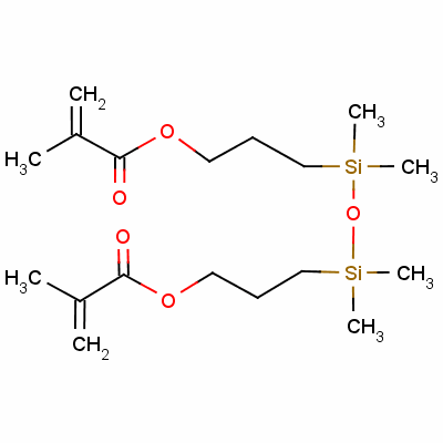 Methacryloxypropyl terminated polydimethylsiloxaneStructure,58130-03-3Structure Methacryloxypropyl terminated polydimethylsiloxane Structure,58130-03-3Structure