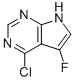 4-Chloro-5-fluoro-7h-pyrrolo[2,3-d]pyrimidine Structure,582313-57-3Structure