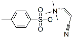 (Z)-(2-氰基乙烯基)三甲基銨對(duì)甲苯磺酸鹽結(jié)構(gòu)式_58311-73-2結(jié)構(gòu)式