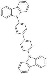 4,4’-Bis(N-carbazolyl)-1,1’-biphenylStructure,58328-31-7Structure 4,4’-Bis(N-carbazolyl)-1,1’-biphenyl Structure,58328-31-7Structure
