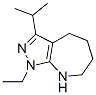 (9ci)-1-乙基-1,4,5,6,7,8-六氫-3-(1-甲基乙基)-吡唑并[3,4-b]氮雜卓結(jié)構(gòu)式_583811-72-7結(jié)構(gòu)式