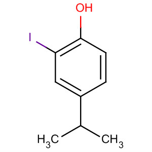 2-碘-4-異丙基苯酚結(jié)構(gòu)式_58456-88-5結(jié)構(gòu)式