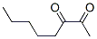 2,3-Octanedione Structure,585-25-1Structure