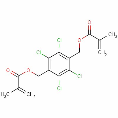 (Tetrachloro-1,4-phenylene)bis(methylene) bismethacrylateStructure,58599-63-6Structure (Tetrachloro-1,4-phenylene)bis(methylene) bismethacrylate Structure,58599-63-6Structure