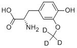 L-3-(4-hydroxy-3-methoxy-d3-phenyl)alanineStructure,586954-09-8Structure L-3-(4-hydroxy-3-methoxy-d3-phenyl)alanine Structure,586954-09-8Structure