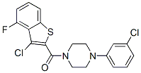 (9ci)-1-[(3-氯-4-氟苯并[b]噻吩-2-基)羰基]-4-(3-氯苯基)-哌嗪結構式_588675-51-8結構式