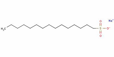 1-十五烷磺酸鈉結構式_5896-54-8結構式