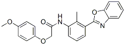 (9ci)-n-[3-(2-苯并噁唑基)-2-甲基苯基]-2-(4-甲氧基苯氧基)-乙酰胺結(jié)構(gòu)式_590396-01-3結(jié)構(gòu)式