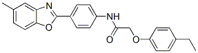 (9ci)-2-(4-乙基苯氧基)-n-[4-(5-甲基-2-苯并噁唑基)苯基]-乙酰胺結(jié)構(gòu)式_590396-09-1結(jié)構(gòu)式
