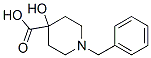1-Benzyl-4-hydroxy-4-piperidinecarboxylic acid Structure,59119-18-5Structure