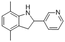 1H-indole,2,3-dihydro-4,7-dimethyl-2-(3-pyridinyl)-(9ci)Structure,591757-64-1Structure 1H-indole,2,3-dihydro-4,7-dimethyl-2-(3-pyridinyl)-(9ci) Structure,591757-64-1Structure