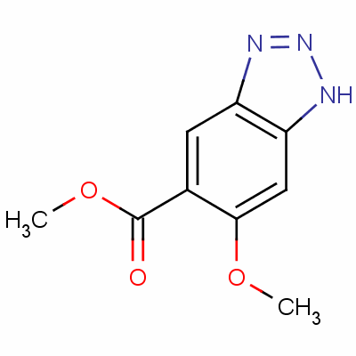 Methyl 6-methoxy-1h-benzotriazole-5-carboxylateStructure,59338-86-2Structure Methyl 6-methoxy-1h-benzotriazole-5-carboxylate Structure,59338-86-2Structure