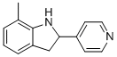 1H-indole,2,3-dihydro-7-methyl-2-(4-pyridinyl)-(9ci)Structure,595547-36-7Structure 1H-indole,2,3-dihydro-7-methyl-2-(4-pyridinyl)-(9ci) Structure,595547-36-7Structure