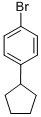 1-溴-4-環(huán)戊基苯結(jié)構(gòu)式_59734-91-7結(jié)構(gòu)式