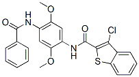 (9ci)-n-[4-(苯甲?；被?-2,5-二甲氧基苯基]-3-氯-苯并[b]噻吩-2-羧酰胺結構式_600122-28-9結構式