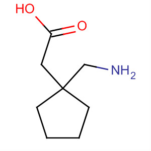 Cyclopentaneacetic acid,1-(aminomethyl)-Structure,60142-99-6Structure Cyclopentaneacetic acid,1-(aminomethyl)- Structure,60142-99-6Structure