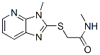 (9ci)-n-甲基-2-[(3-甲基-3H-咪唑并[4,5-b]吡啶-2-基)硫代]-乙酰胺結(jié)構(gòu)式_603094-57-1結(jié)構(gòu)式