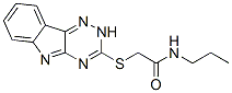 (9ci)-n-丙基-2-(2H-1,2,4-噻嗪并[5,6-b]吲哚-3-基硫代)-乙酰胺結(jié)構(gòu)式_603945-95-5結(jié)構(gòu)式