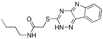(9ci)-n-丁基-2-(2H-1,2,4-噻嗪并[5,6-b]吲哚-3-基硫代)-乙酰胺結構式_603945-96-6結構式