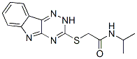 (9ci)-n-(1-甲基乙基)-2-(2H-1,2,4-噻嗪并[5,6-b]吲哚-3-基硫代)-乙酰胺結(jié)構(gòu)式_603945-99-9結(jié)構(gòu)式