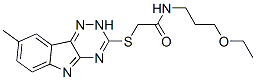(9ci)-n-(3-乙氧基丙基)-2-[(8-甲基-2H-1,2,4-噻嗪并[5,6-b]吲哚-3-基)硫代]-乙酰胺結(jié)構(gòu)式_603946-31-2結(jié)構(gòu)式