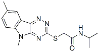 (9ci)-2-[(5,8-二甲基-5H-1,2,4-噻嗪并[5,6-b]吲哚-3-基)硫代]-n-(1-甲基乙基)-乙酰胺結構式_603946-54-9結構式