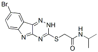 (9ci)-2-[(8-溴-2H-1,2,4-噻嗪并[5,6-b]吲哚-3-基)硫代]-n-(1-甲基乙基)-乙酰胺結構式_603946-96-9結構式