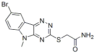 (9ci)-2-[(8-溴-5-甲基-5H-1,2,4-噻嗪并[5,6-b]吲哚-3-基)硫代]-乙酰胺結(jié)構(gòu)式_603947-00-8結(jié)構(gòu)式