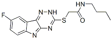 (9ci)-n-丁基-2-[(8-氟-2H-1,2,4-噻嗪并[5,6-b]吲哚-3-基)硫代]-乙酰胺結(jié)構(gòu)式_603948-01-2結(jié)構(gòu)式