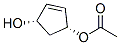 (1R,3s)-4-cyclopentene-1,3-diol 1-acetate Structure,60410-16-4Structure