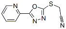 (9ci)-[[5-(2-吡啶)-1,3,4-噁二唑-2-基]硫代]-乙腈結(jié)構(gòu)式_604739-83-5結(jié)構(gòu)式