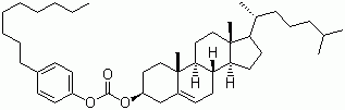 膽甾烯基對壬基苯基碳酸酯結(jié)構(gòu)式_60474-62-6結(jié)構(gòu)式