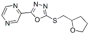 (9CI)-[5-[[(四氫-2-呋喃)甲基]硫代]-1,3,4-噁二唑-2-基]-吡嗪結(jié)構(gòu)式_604740-32-1結(jié)構(gòu)式
