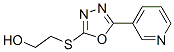 (9ci)-2-[[5-(3-吡啶)-1,3,4-噁二唑-2-基]硫代]-乙醇結(jié)構(gòu)式_604740-89-8結(jié)構(gòu)式